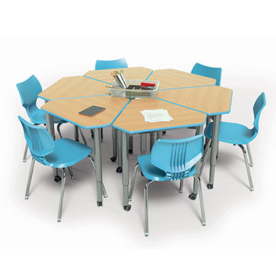 School Furniture In Singapore, Round Tables For Classrooms